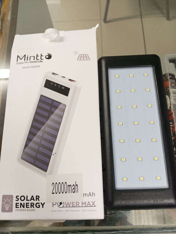Mintt Power Bank with Solar